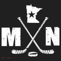 Mn Hockey Gift The State Of Ice Hockey Gift Beanie thumb 2