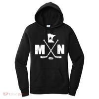 Mn Hockey Gift The State Of Ice Hockey Gift Women's Hoodie thumb 0
