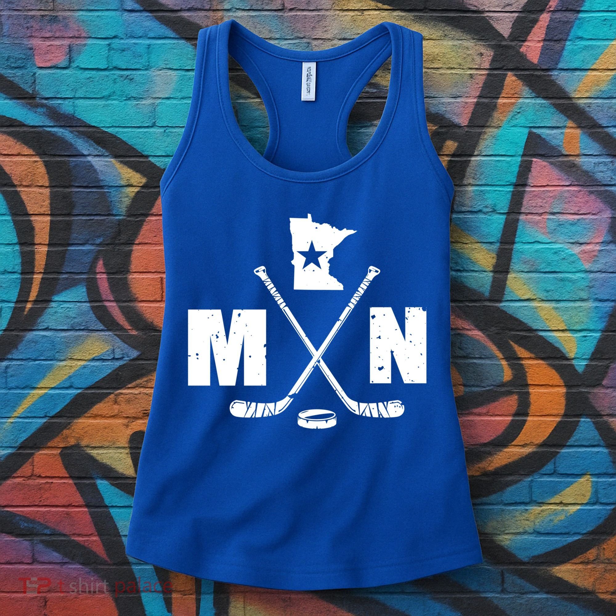 Mn Hockey Gift The State Of Ice Hockey Gift Women's Tank Top