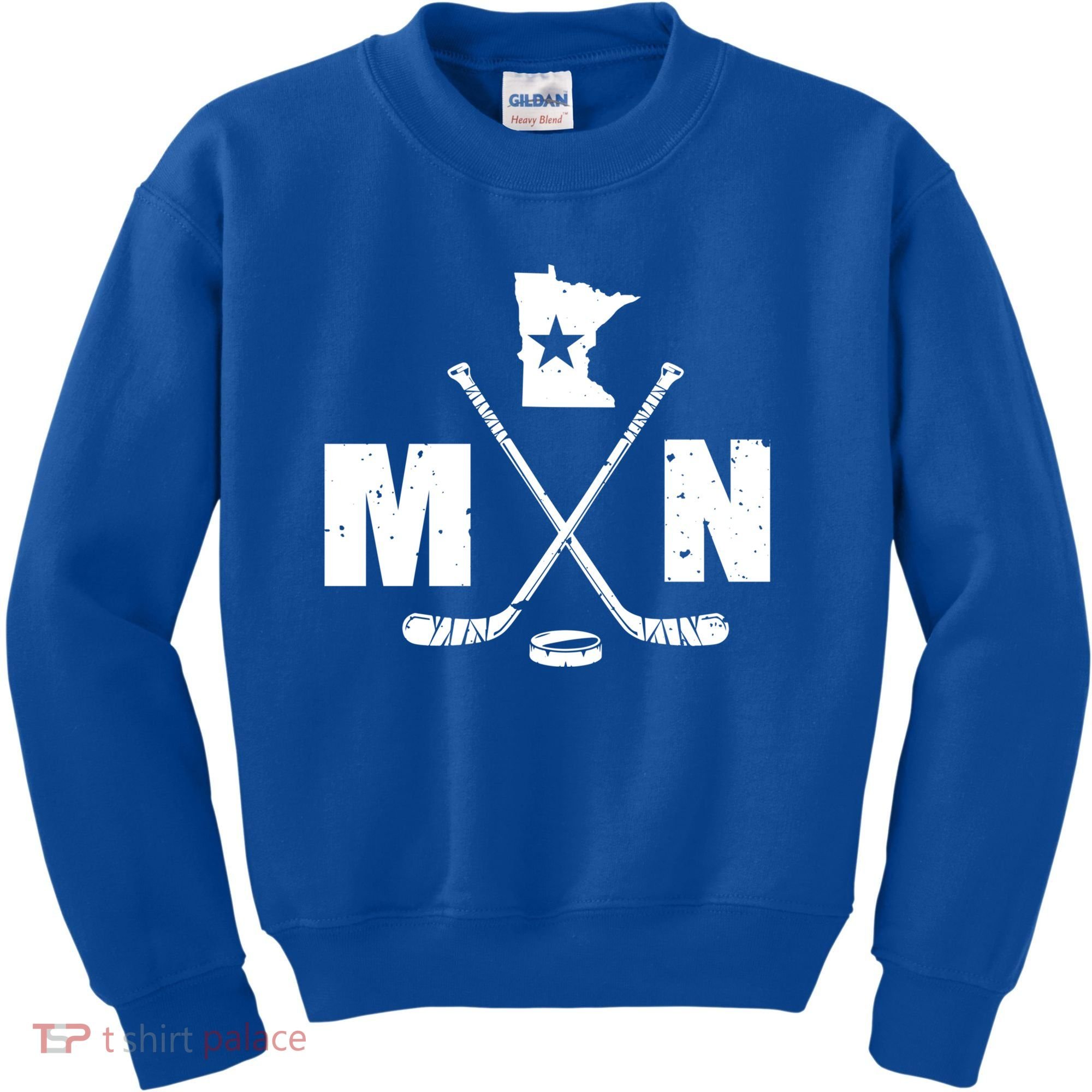 Mn Hockey Gift The State Of Ice Hockey Gift Kids Sweatshirt