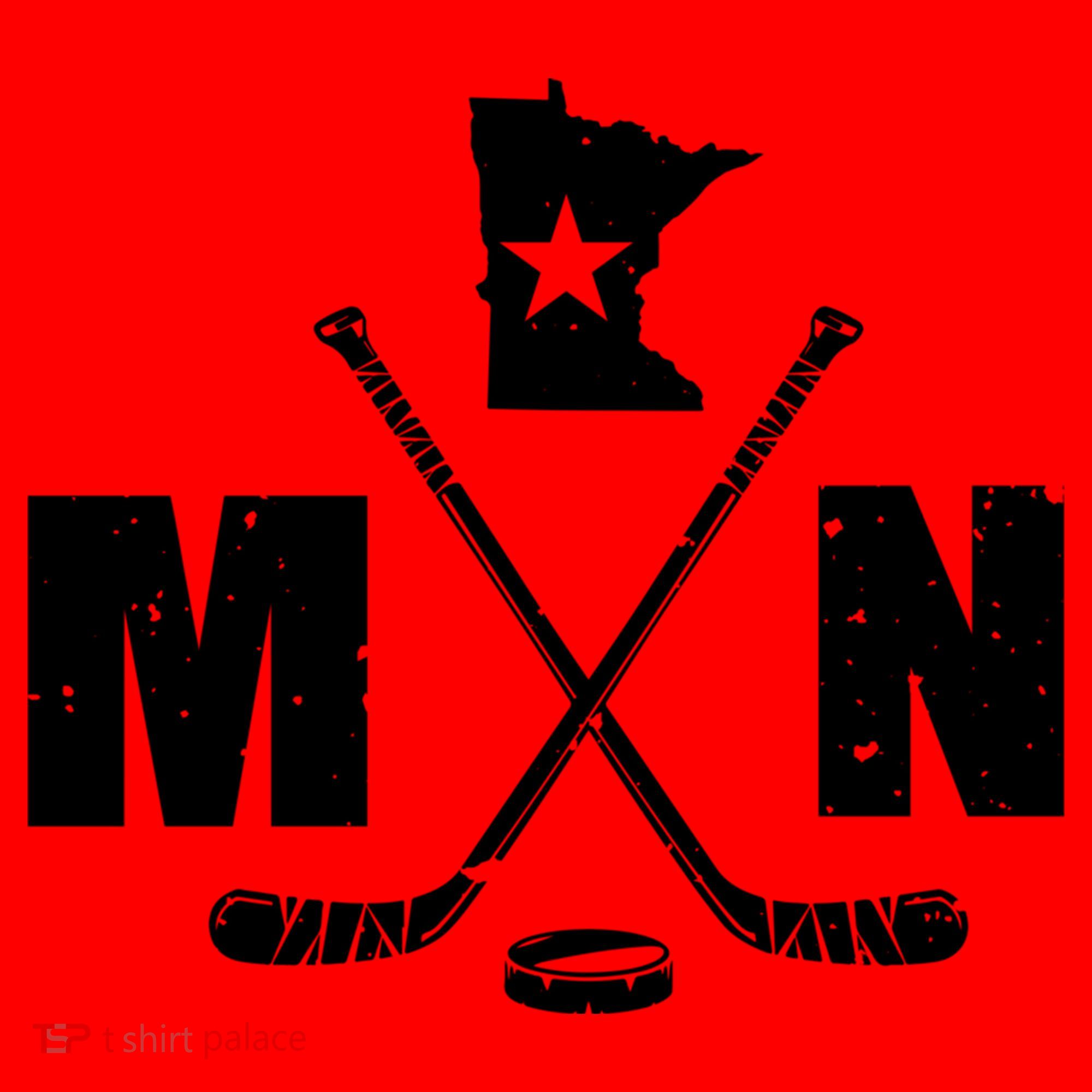 Mn Hockey Gift The State Of Ice Hockey Gift Santa Hat