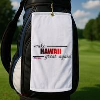 Make Hawaii Great Again Golf Towel thumb 2