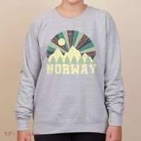 Mountians Hiking Gift Norway Gift Women's Sweatshirt thumb 0