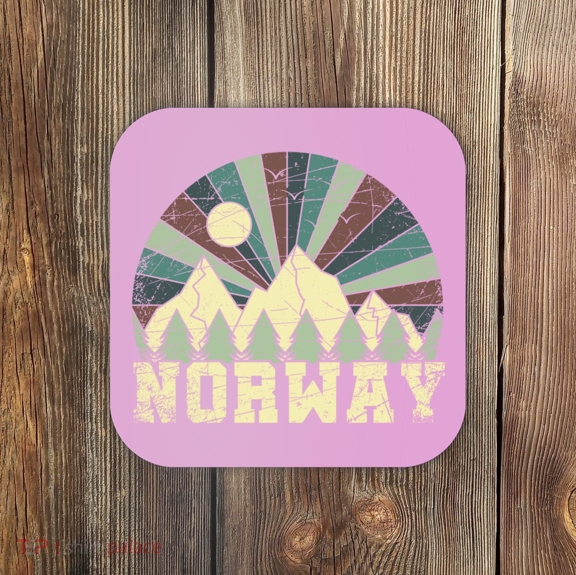 Mountians Hiking Gift Norway Gift Coaster