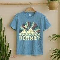 Mountians Hiking Gift Norway Gift T-Shirt thumb 2