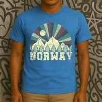 Mountians Hiking Gift Norway Gift T-Shirt thumb 3
