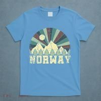 Mountians Hiking Gift Norway Gift T-Shirt thumb 4