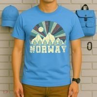 Mountians Hiking Gift Norway Gift T-Shirt thumb 5