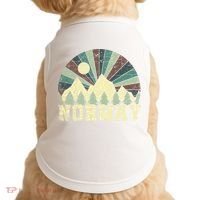 Mountians Hiking Gift Norway Gift Doggie Tank thumb 0