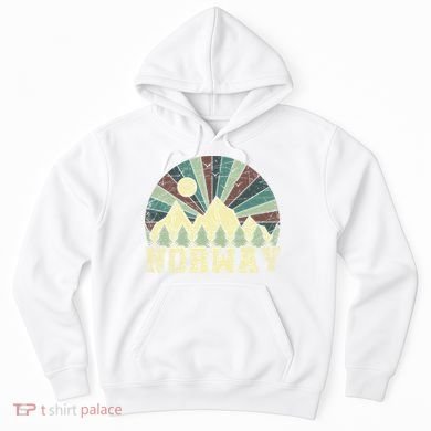 Mountians Hiking Gift Norway Gift Hoodie