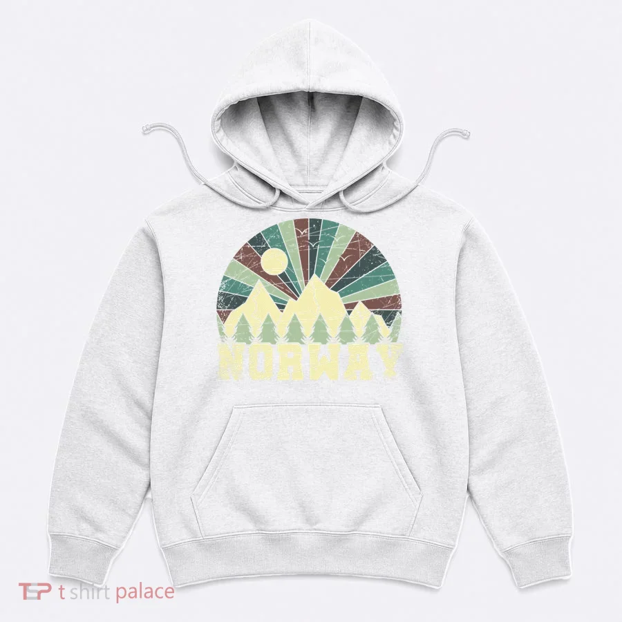 Mountians Hiking Gift Norway Gift Hoodie