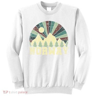 Mountians Hiking Gift Norway Gift Sweatshirt