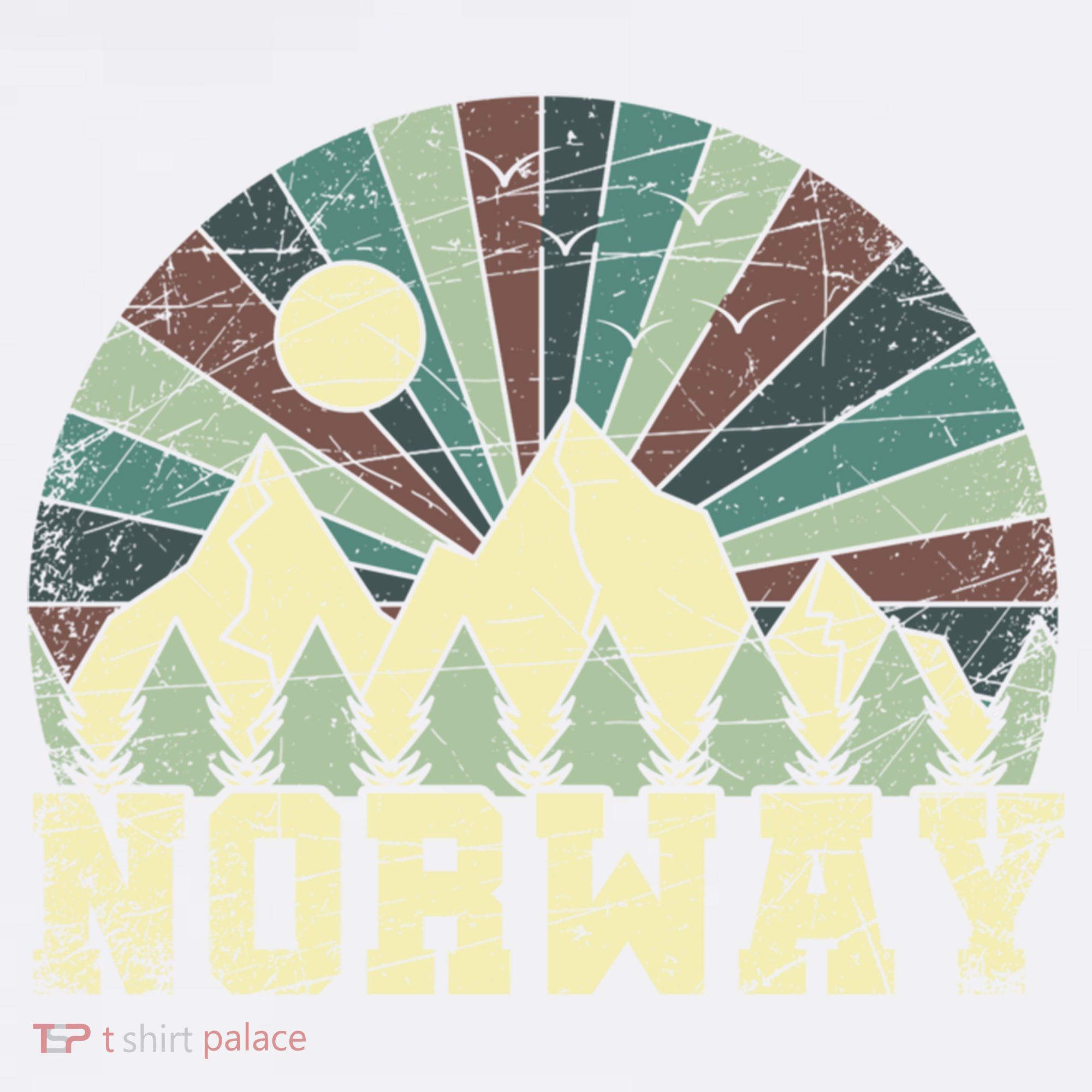 Mountians Hiking Gift Norway Gift Bucket Hat