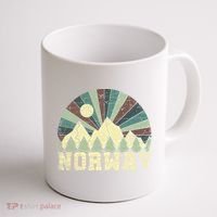 Mountians Hiking Gift Norway Gift Coffee Mug thumb 1