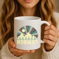 Mountians Hiking Gift Norway Gift Coffee Mug thumb 3