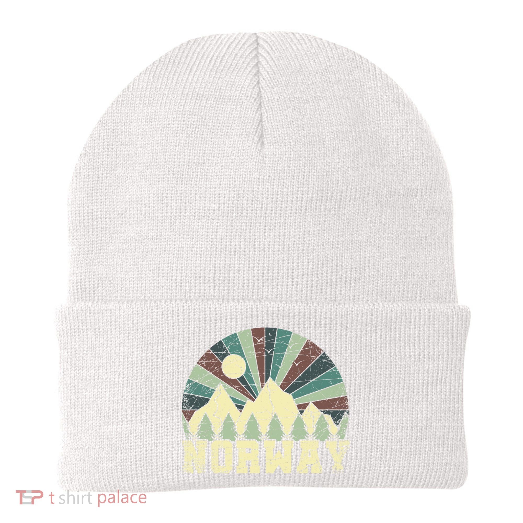 Mountians Hiking Gift Norway Gift Beanie