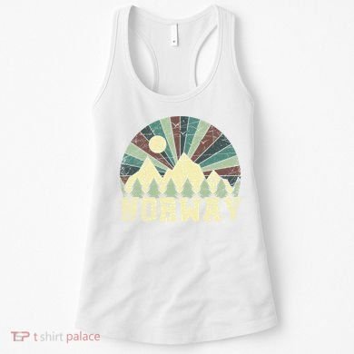 Mountians Hiking Gift Norway Gift Women's Tank Top