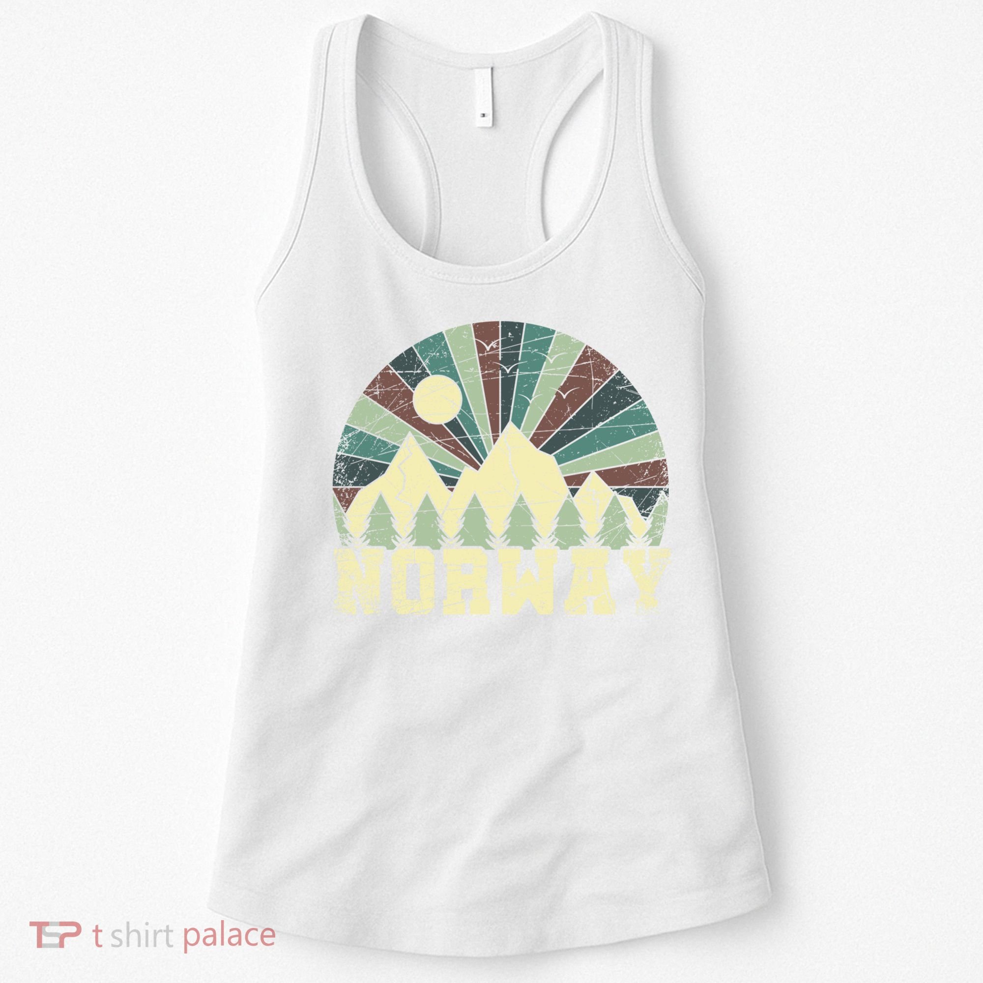 Mountians Hiking Gift Norway Gift Women's Tank Top
