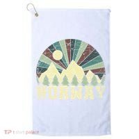 Mountians Hiking Gift Norway Gift Golf Towel thumb 0