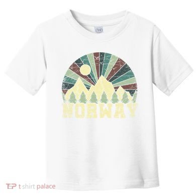 Mountians Hiking Gift Norway Gift Toddler T-Shirt