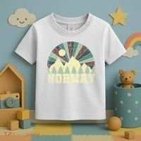 Mountians Hiking Gift Norway Gift Toddler T-Shirt thumb 3