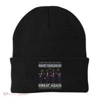 Make Hanukkah Great Again Funny Trump Ugly Chanukah Beanie thumb 0