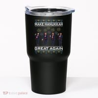 Make Hanukkah Great Again Funny Trump Ugly Chanukah Tumbler thumb 0