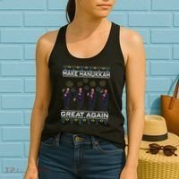 Make Hanukkah Great Again Funny Trump Ugly Chanukah Women's Tank Top thumb 2