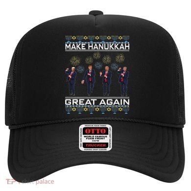 Make Hanukkah Great Again Funny Trump Ugly Chanukah Hat