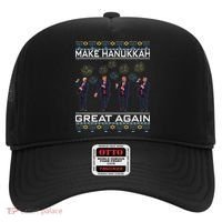 Make Hanukkah Great Again Funny Trump Ugly Chanukah Hat thumb 0