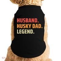 Men Husband Husky Dad Legend Siberian Huskies Dog Dad Father Doggie Tank thumb 0
