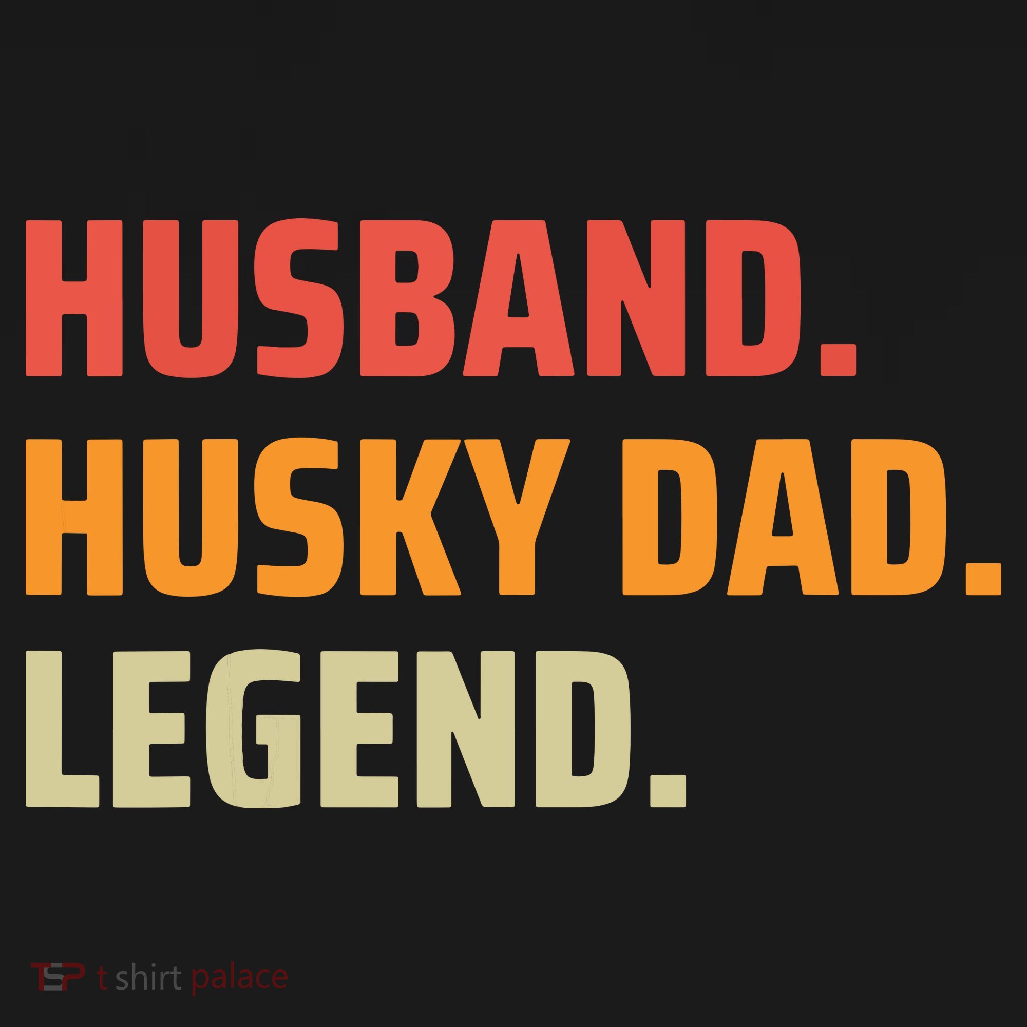 Men Husband Husky Dad Legend Siberian Huskies Dog Dad Father Coaster