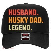 Men Husband Husky Dad Legend Siberian Huskies Dog Dad Father Hat thumb 0