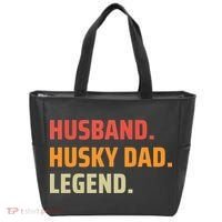 Men Husband Husky Dad Legend Siberian Huskies Dog Dad Father Tote Bag thumb 0