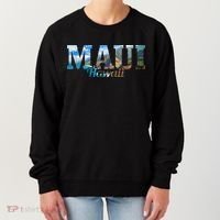 Maui Hawaii Hawaiian Islands Surf Surfing Surfer Gift Women's Sweatshirt thumb 0