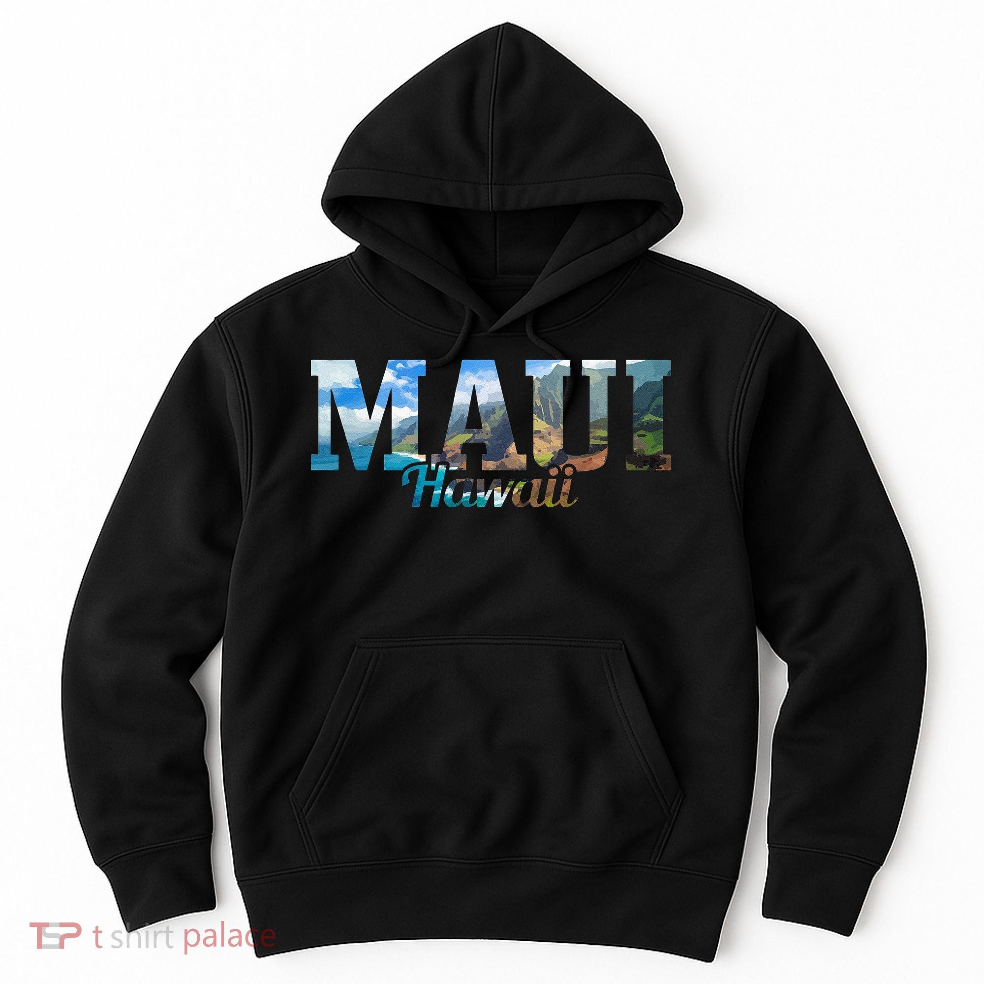Maui Hawaii Hawaiian Islands Surf Surfing Surfer Gift Hoodie