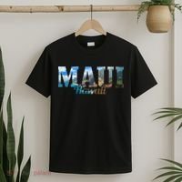Maui Hawaii Hawaiian Islands Surf Surfing Surfer Gift T-Shirt thumb 2