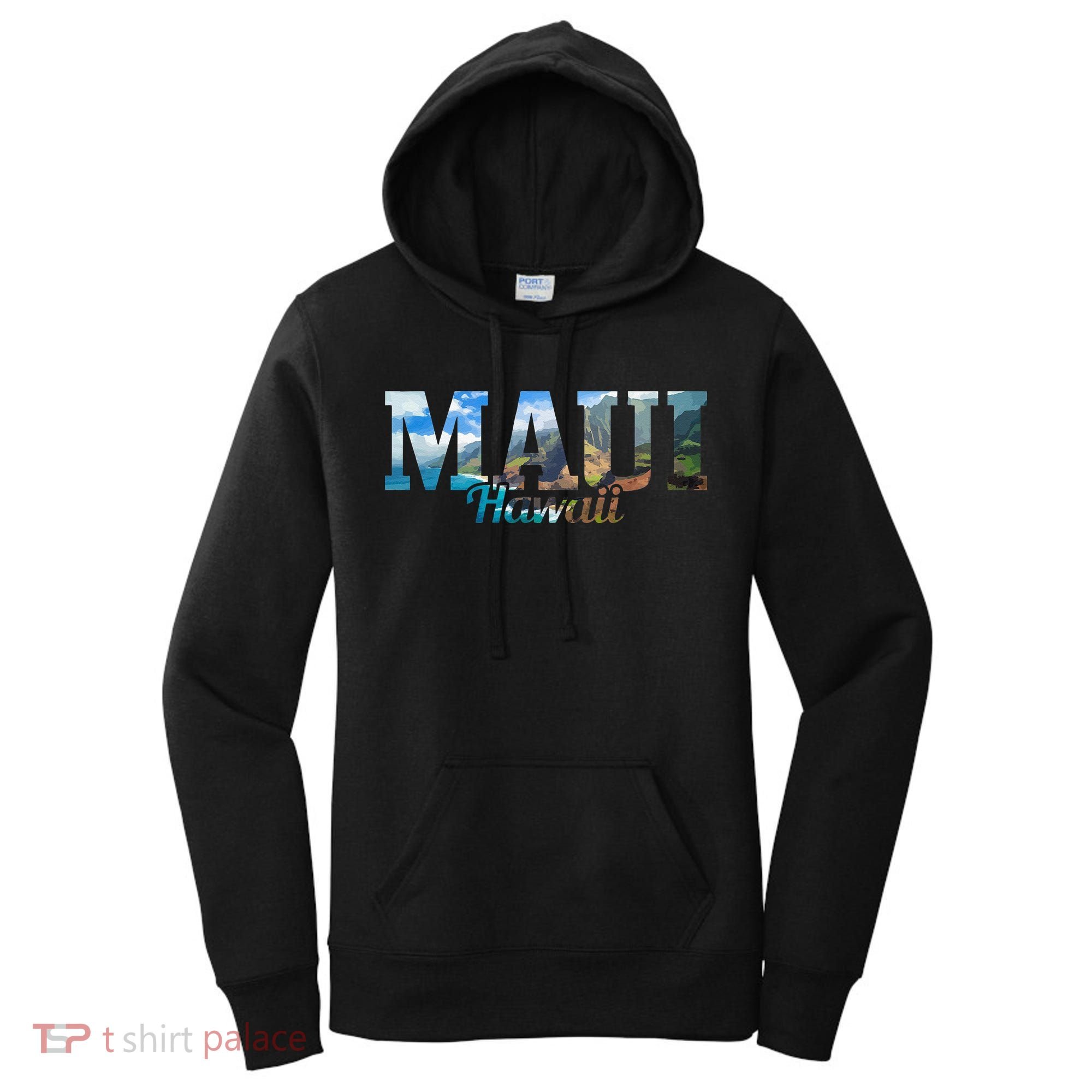 Maui Hawaii Hawaiian Islands Surf Surfing Surfer Gift Women's Hoodie