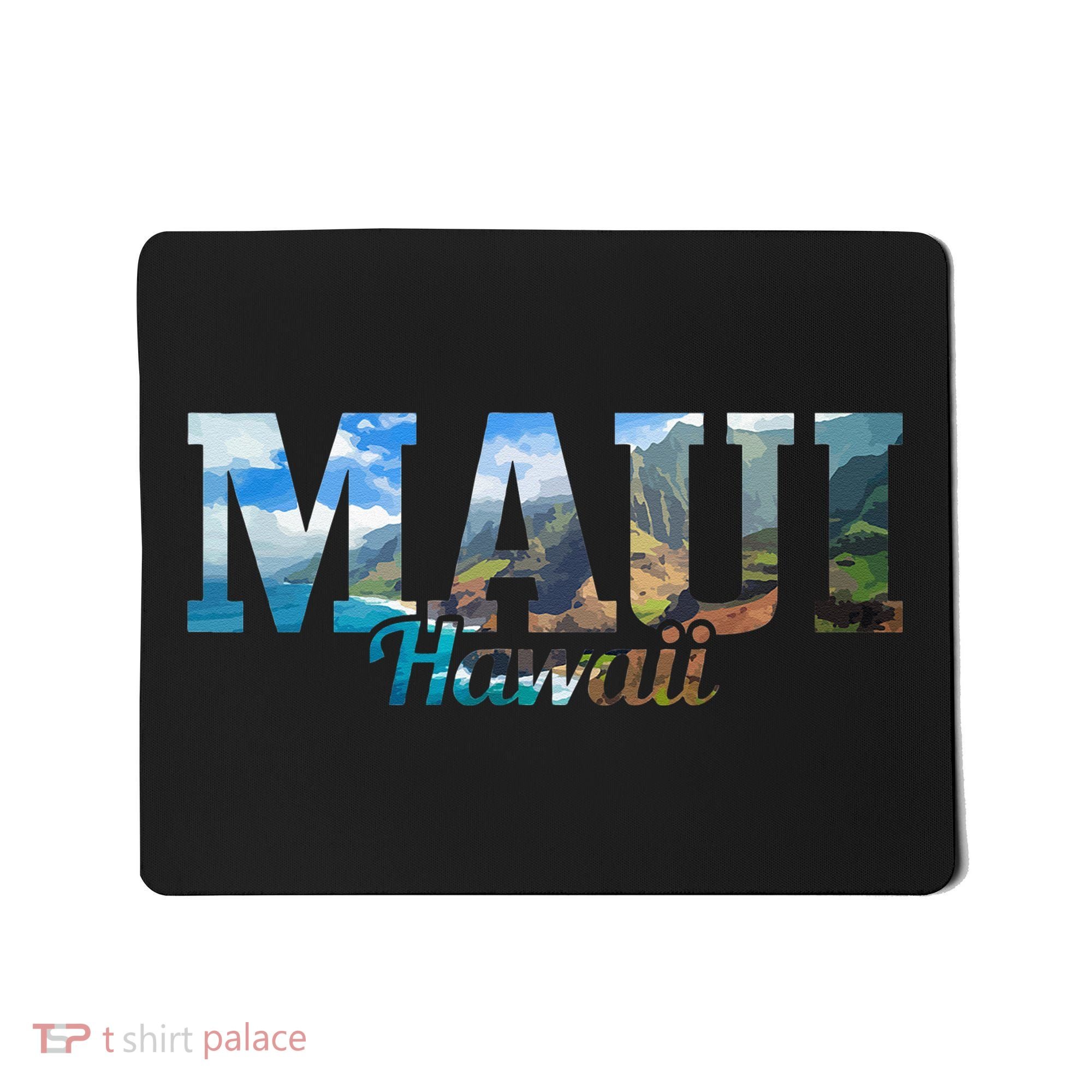 Maui Hawaii Hawaiian Islands Surf Surfing Surfer Gift Mousepad