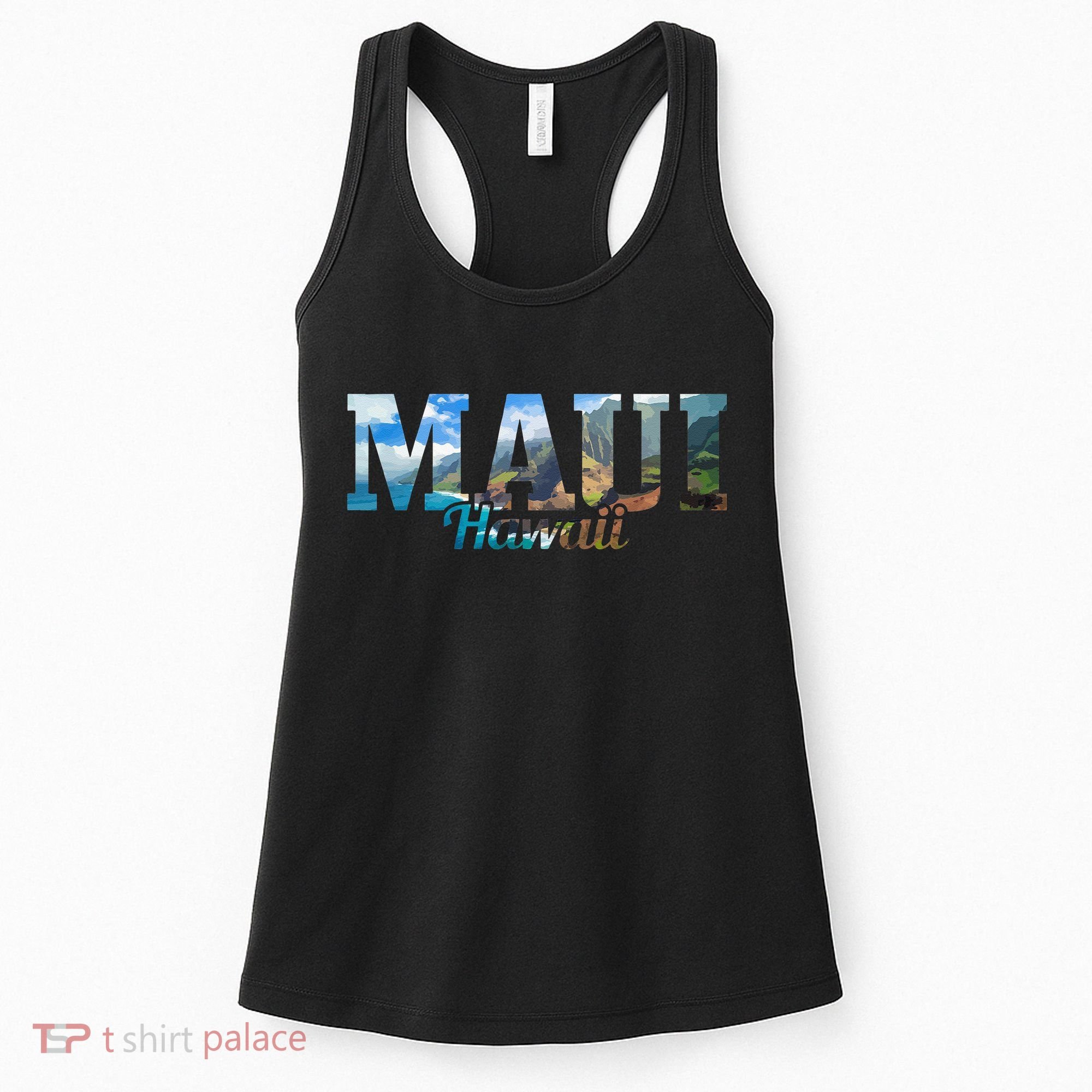 Maui Hawaii Hawaiian Islands Surf Surfing Surfer Gift Women's Tank Top