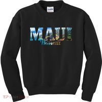 Maui Hawaii Hawaiian Islands Surf Surfing Surfer Gift Kids Sweatshirt thumb 0