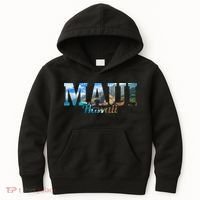 Maui Hawaii Hawaiian Islands Surf Surfing Surfer Gift Kids Hoodie thumb 0