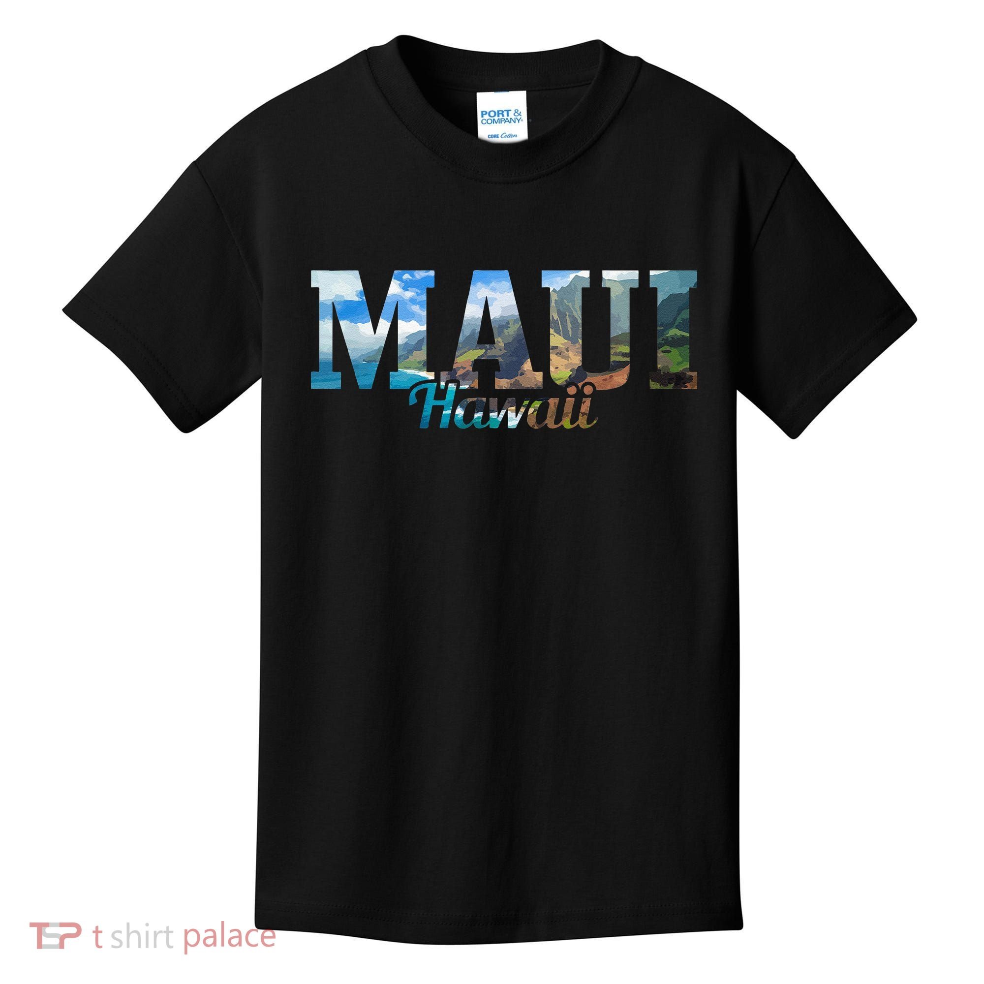 Maui Hawaii Hawaiian Islands Surf Surfing Surfer Gift Kids T-Shirt
