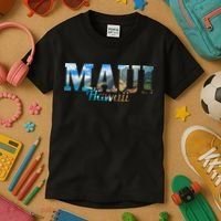 Maui Hawaii Hawaiian Islands Surf Surfing Surfer Gift Kids T-Shirt thumb 3