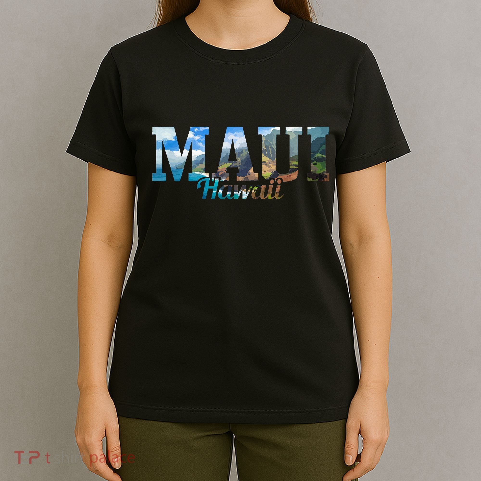 Maui Hawaii Hawaiian Islands Surf Surfing Surfer Gift T-Shirt