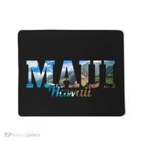 Maui Hawaii Hawaiian Islands Surf Surfing Surfer Gift Mousepad thumb 0