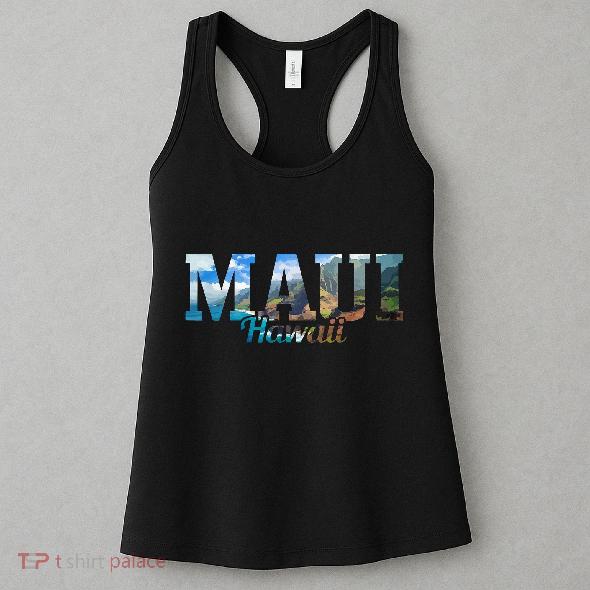 Maui Hawaii Hawaiian Islands Surf Surfing Surfer Gift Women's Tank Top