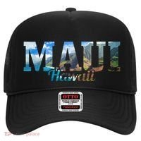 Maui Hawaii Hawaiian Islands Surf Surfing Surfer Gift Hat thumb 0