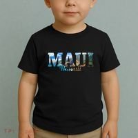 Maui Hawaii Hawaiian Islands Surf Surfing Surfer Gift Toddler T-Shirt thumb 2