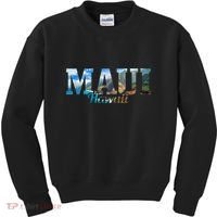 Maui Hawaii Hawaiian Islands Surf Surfing Surfer Gift Kids Sweatshirt thumb 0